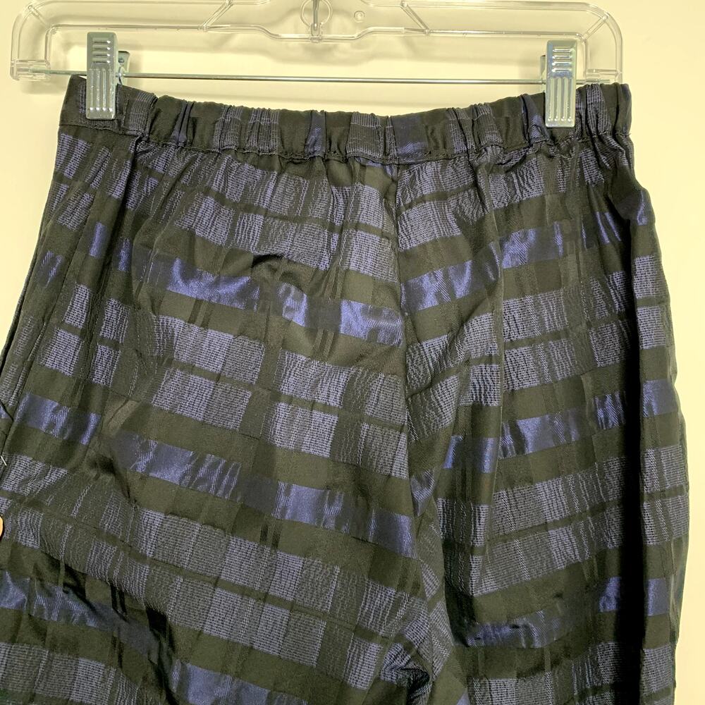 Ciao Lucia Pietro Woven Taffeta Pant Sapphire Womens Blue Size Small Made in La - Picture 8 of 13